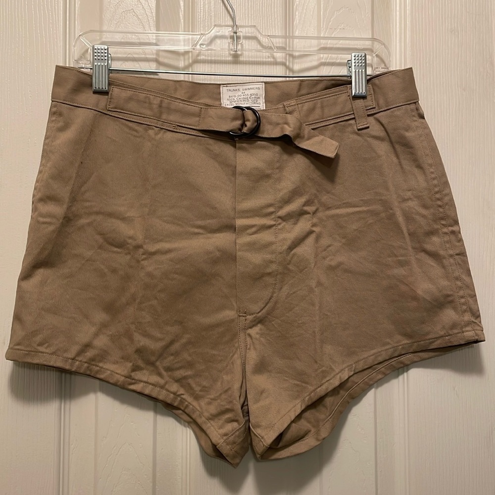 NWOT Khaki Swimming Trunks